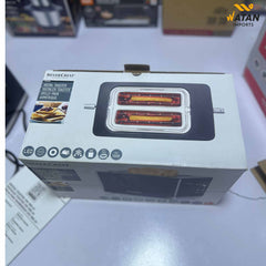 Silver Crest Digital Toaster with LED Display & Bagel Function - 2 Slice Stainless Steel