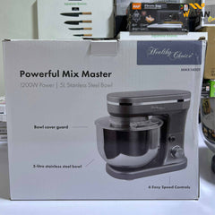 Lenox Kitchen Stand Mixer 1200 Watt with 5 Liter Stainless Steel Bowl | Dough Hook, Whisk & Beater