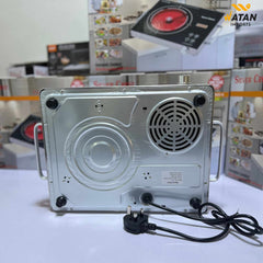 Silver Crest Electric Ceramic Hot Plate – Safe, Stylish & Quick Cooking