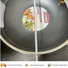 Heavy Duty Lazer Coated Karahi Pan | Non-Stick & Easy to Clean