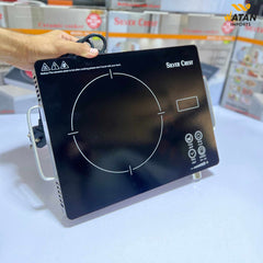 Silver Crest Electric Ceramic Hot Plate – Safe, Stylish & Quick Cooking