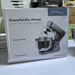 Lenox Kitchen Stand Mixer 1200 Watt with 5 Liter Stainless Steel Bowl | Dough Hook, Whisk & Beater