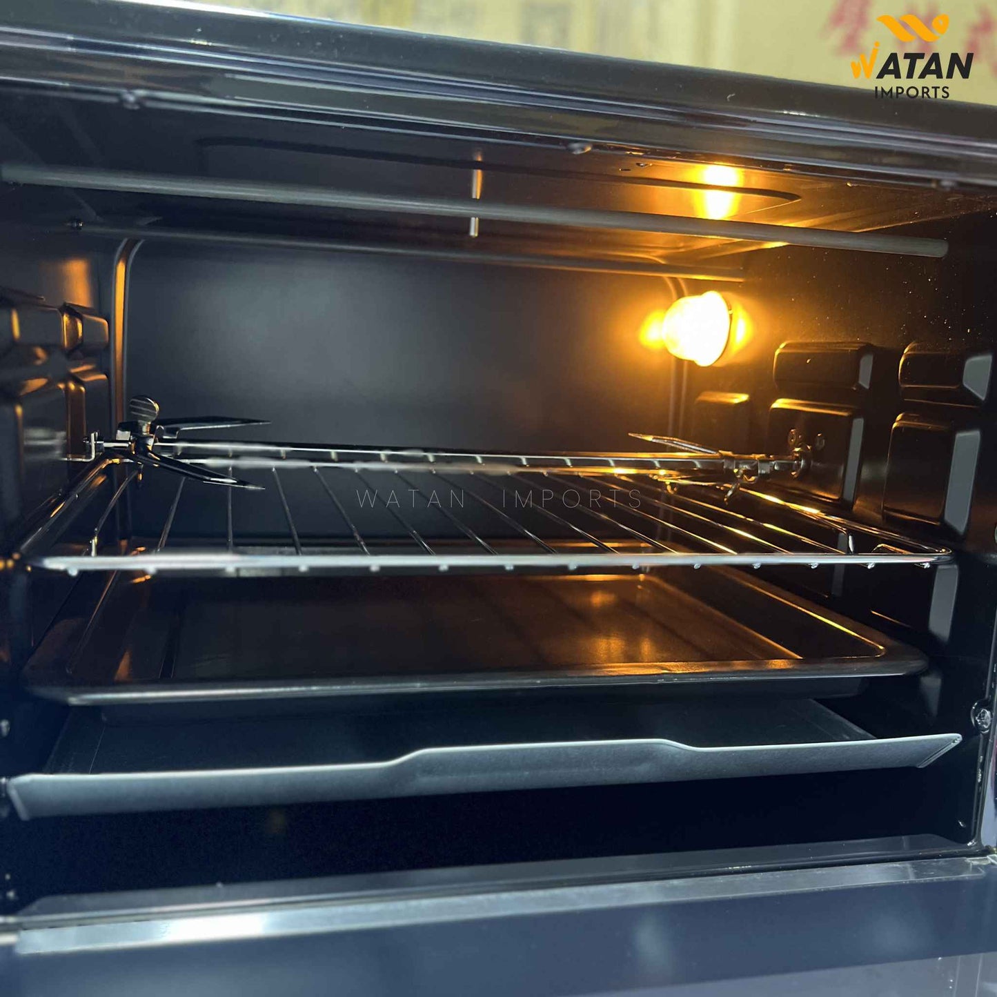 Kerone 30L Electric Oven – 1500W Stainless Steel Multi-Function Baking & Grilling Oven with Touch Control