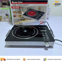 Silver Crest 3500W Ceramic Cooker | Ring Glass Design Electric Stove Cooktop