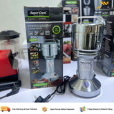 Super Crest 250g Electric Powder Grinder | High-Speed Dry Spice & Grain Mill Machine
