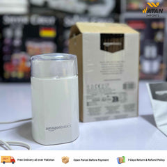 Amazon Basics Electric Coffee Grinder – Stainless Steel Blades, One-Touch Operation, Compact & Durable Design