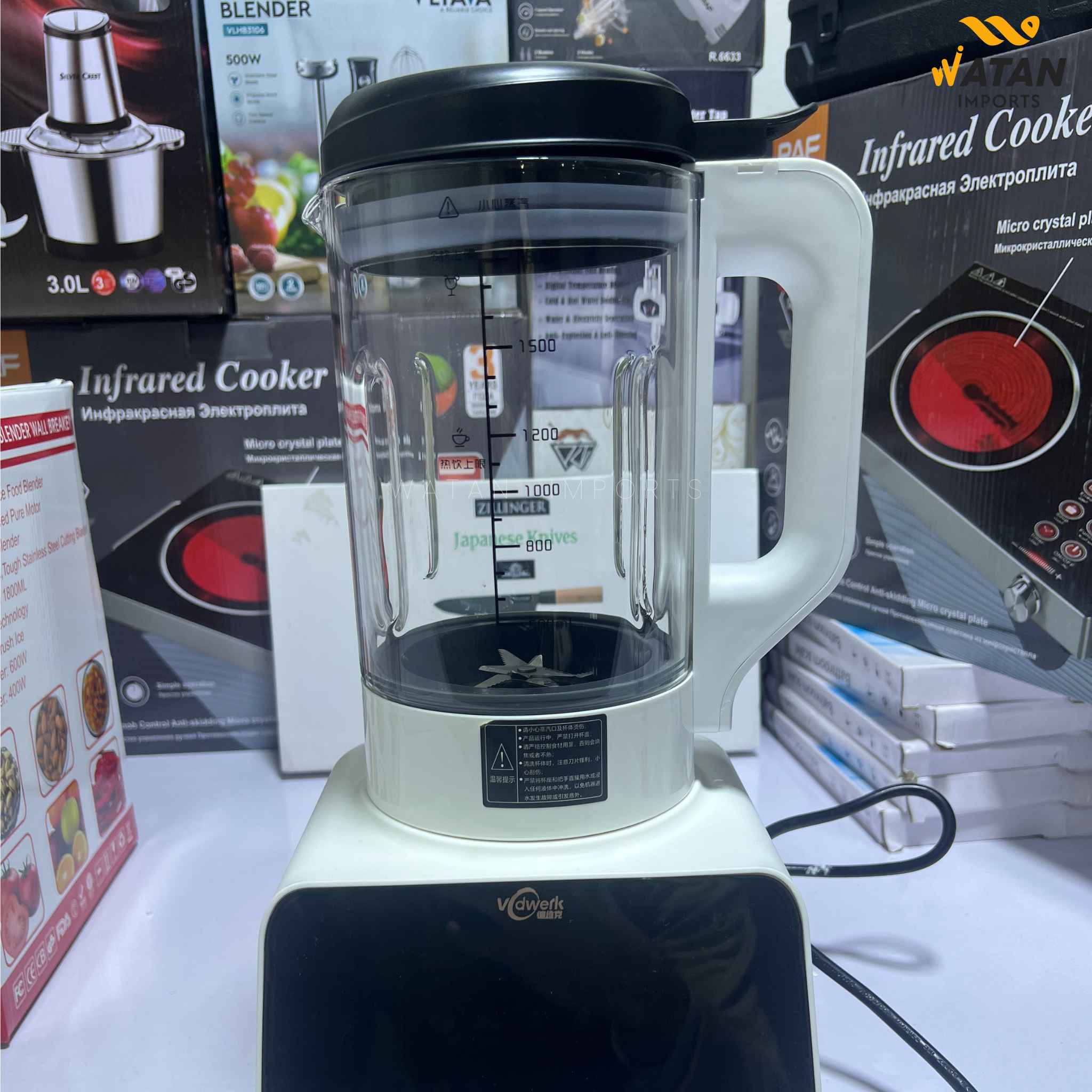 1000W Heating Blender | Touch Screen | 1.8L BPA-Free Jug | Full Nutrition Wall Breaker