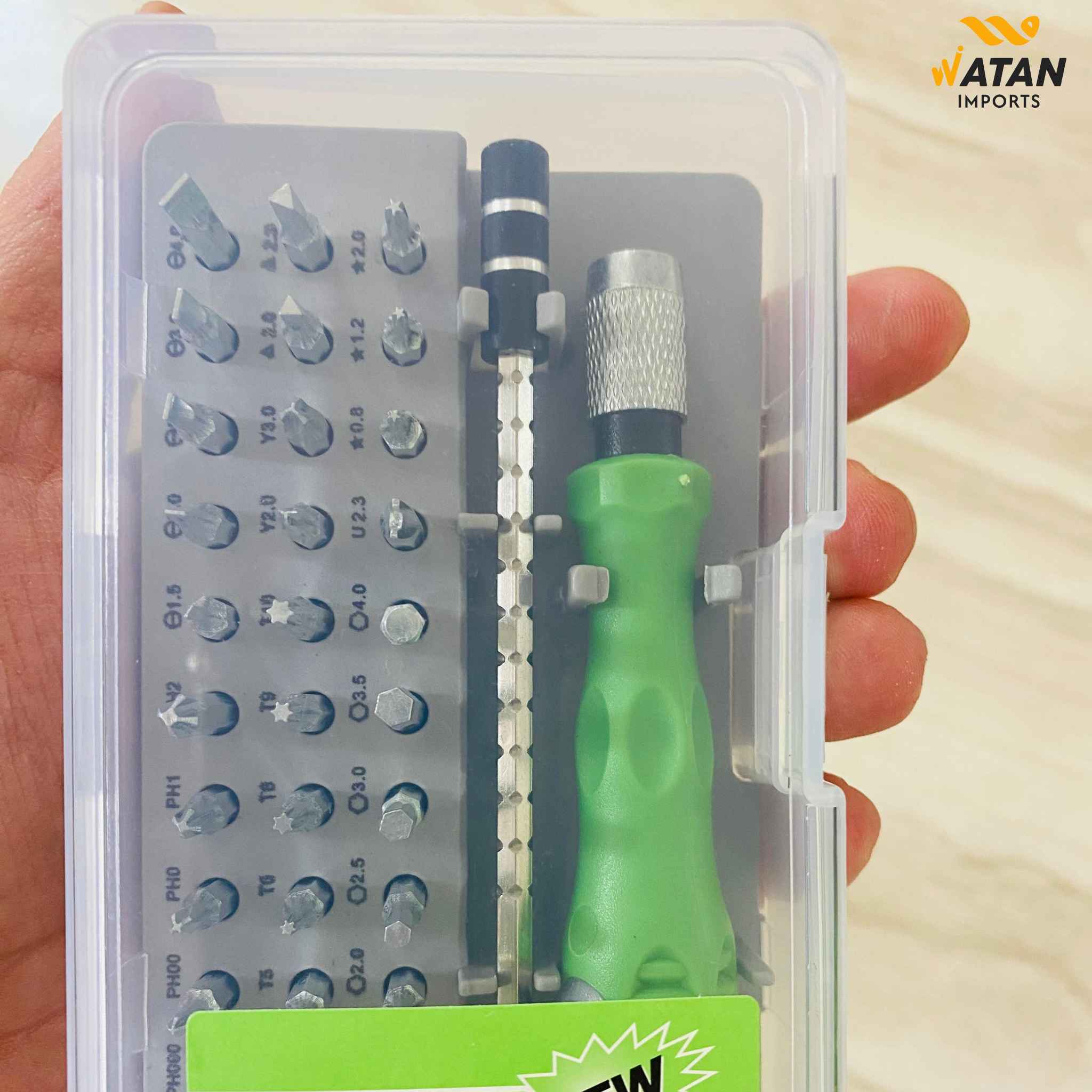 32 in 1 Multifunctional Screwdriver Set with 30 PCS Torx Phillips Magnetic Screw Driver Bits Mini Repair Tool for Phone Watch PC