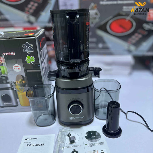 Hoffmans Slow Juicer | 300W Copper Motor | German Technology | Up to 96% Juice Yield
