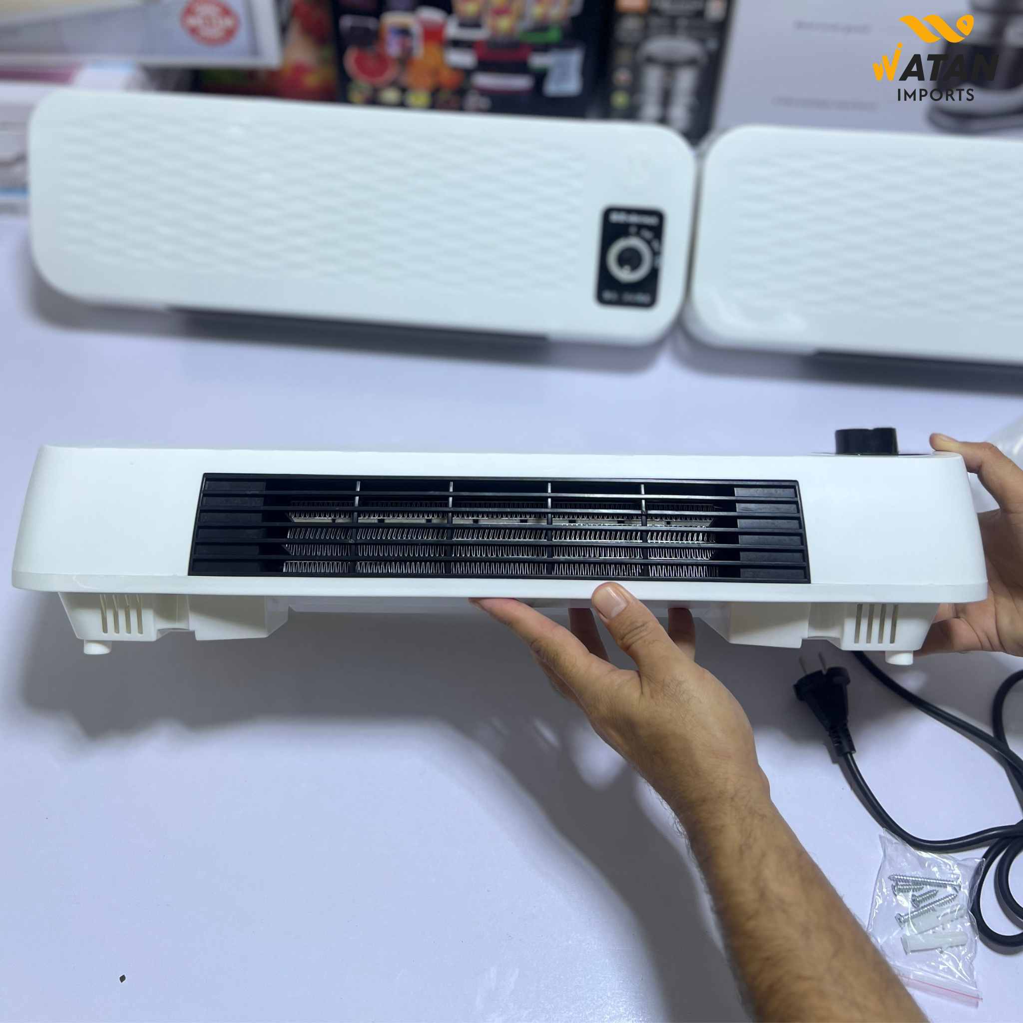 NTaus Wall Mounted Split-Type Heater | 2000W Fast Heating Element | Energy-Efficient Room Heater