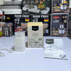 Amazon Basics Electric Coffee Grinder – Stainless Steel Blades, One-Touch Operation, Compact & Durable Design