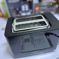 Silver Crest Digital Toaster with LED Display & Bagel Function - 2 Slice Stainless Steel