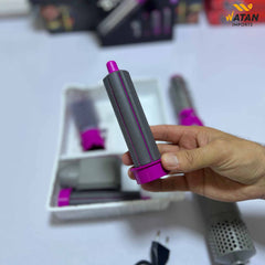 Hot Air Dryer 5 in 1 – Professional Hair Styler, Volumizer, Straightener & Curler Brush | Salon Blow Dry Tool