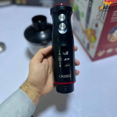 Cronier 4-in-1 Hand Blender | Multipurpose Stick Blender with Chopper, Whisk & Beaker – Powerful Kitchen Appliance