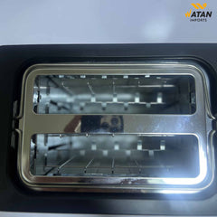 Silver Crest Digital Toaster with LED Display & Bagel Function - 2 Slice Stainless Steel