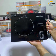 Silver Crest Electric Ceramic Hot Plate – Safe, Stylish & Quick Cooking