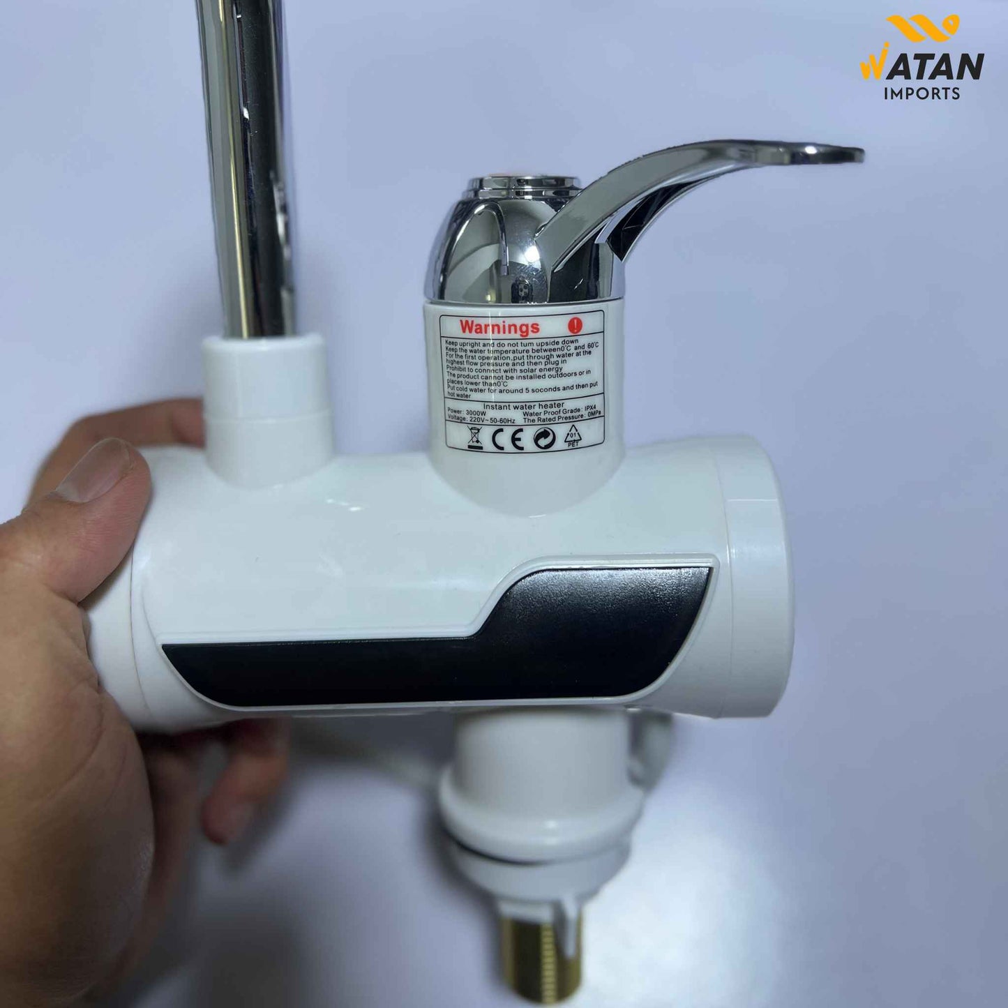 Instant Electric Hot Water Tap – Fast Heating Faucet | 3000W | Energy Efficient | Kitchen & Bathroom Instant Heater