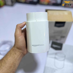 Amazon Basics Electric Coffee Grinder – Stainless Steel Blades, One-Touch Operation, Compact & Durable Design