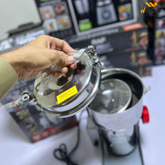 Super Crest 500gm Commercial Electric Powder Grinder | 2000W High-Speed Spice & Grain Mill Machine