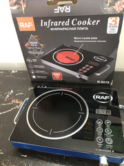 RAF Infrared Electric Cooker R-8019 – 3500W | Black Hot Plate & High-Power Electric Stove