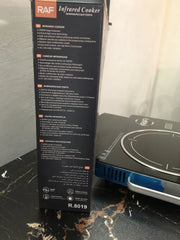RAF Infrared Electric Cooker R-8019 – 3500W | Black Hot Plate & High-Power Electric Stove