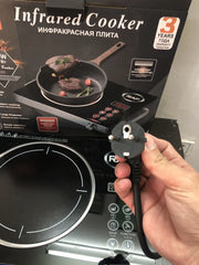 RAF Infrared Electric Cooker R-8019 – 3500W | Black Hot Plate & High-Power Electric Stove