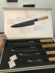 Zillinger Japanese 4-Piece Knife Set -Precision Crafted for Masterful Cooking