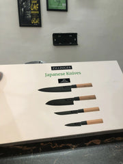 Zillinger Japanese 4-Piece Knife Set -Precision Crafted for Masterful Cooking