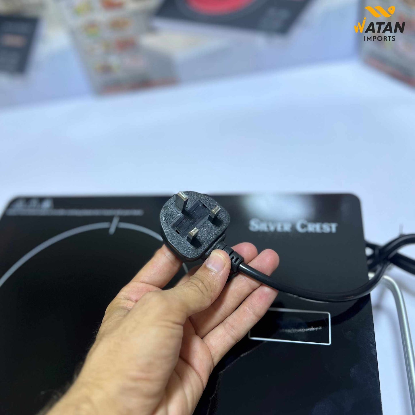 Silver Crest Electric Ceramic Hot Plate – Safe, Stylish & Quick Cooking