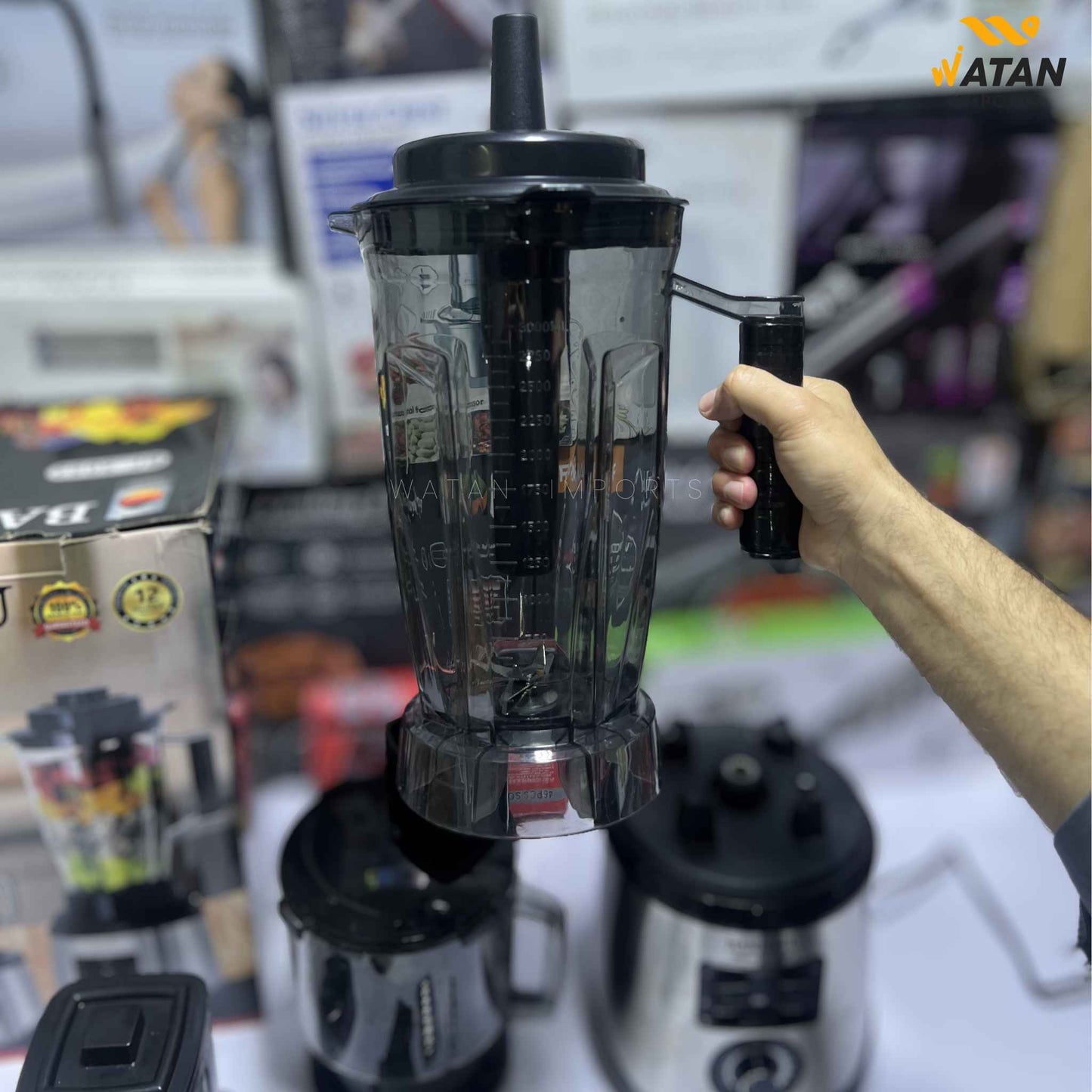 Bardefu 6 in 1 3.0L Blender Set with Grinder Chopper