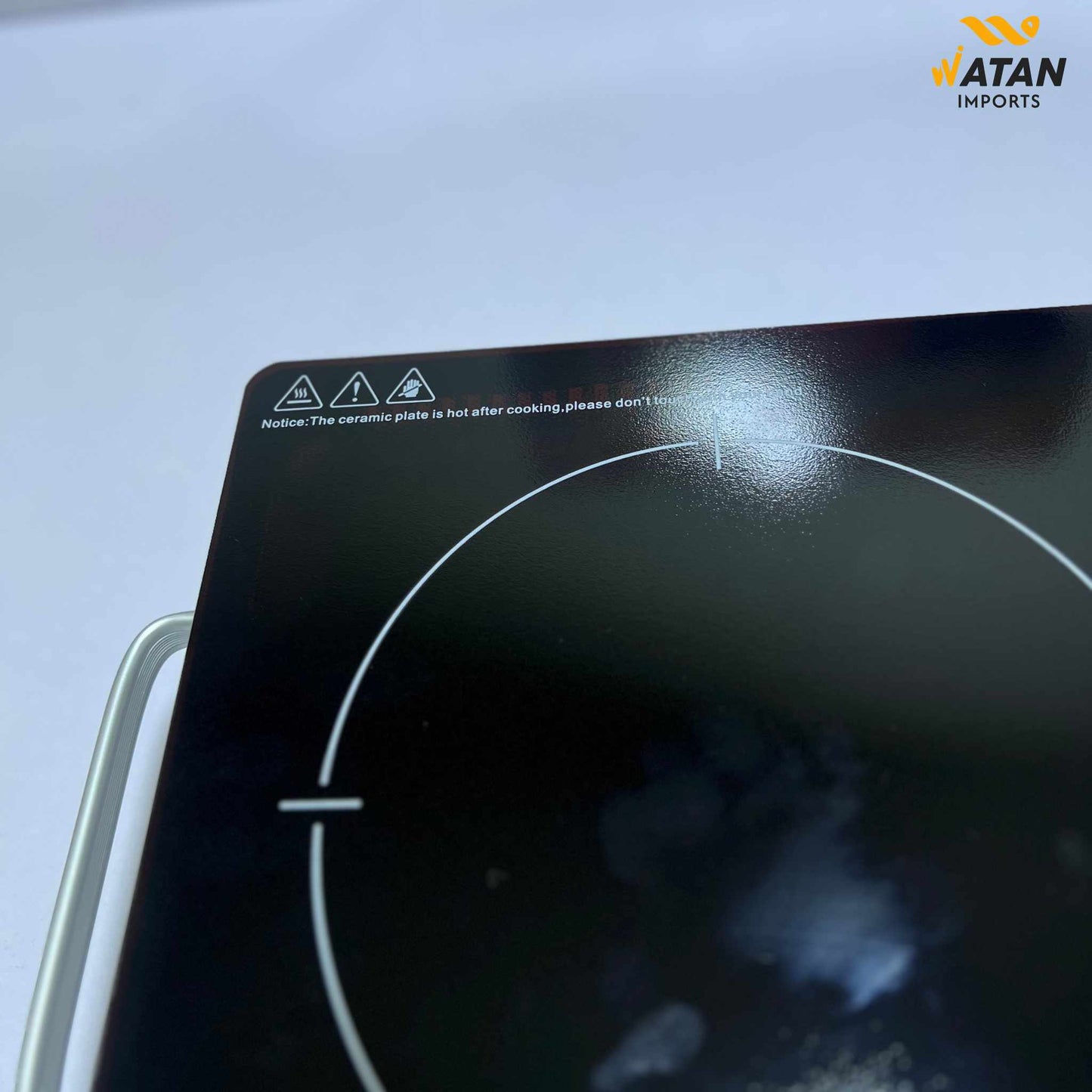 Silver Crest Electric Ceramic Hot Plate – Safe, Stylish & Quick Cooking