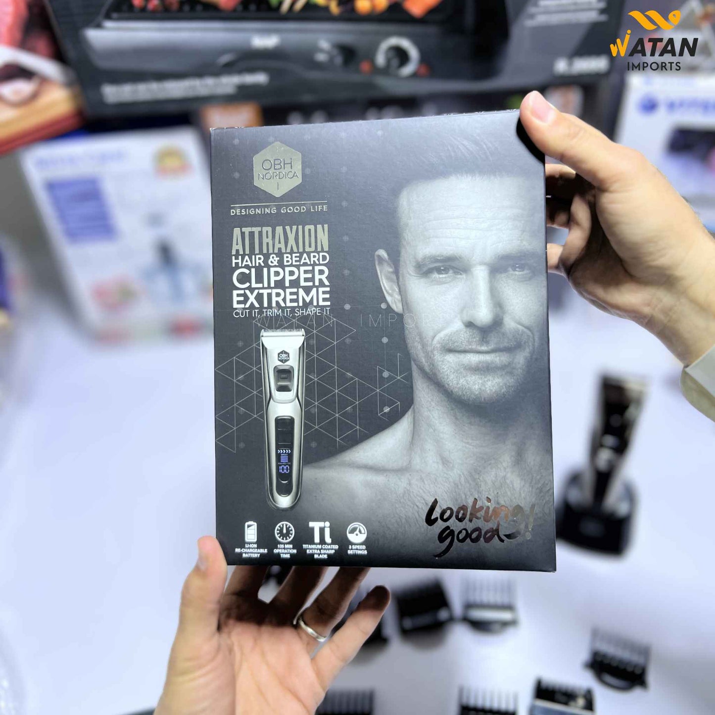 OBH Nordica Attraxion Hair & Beard Clipper Extreme