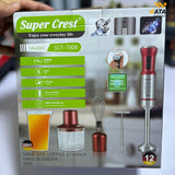 Super Crest 5-in-1 Hand Blender- Model SCT-7008 | 3000W | Stainless Steel