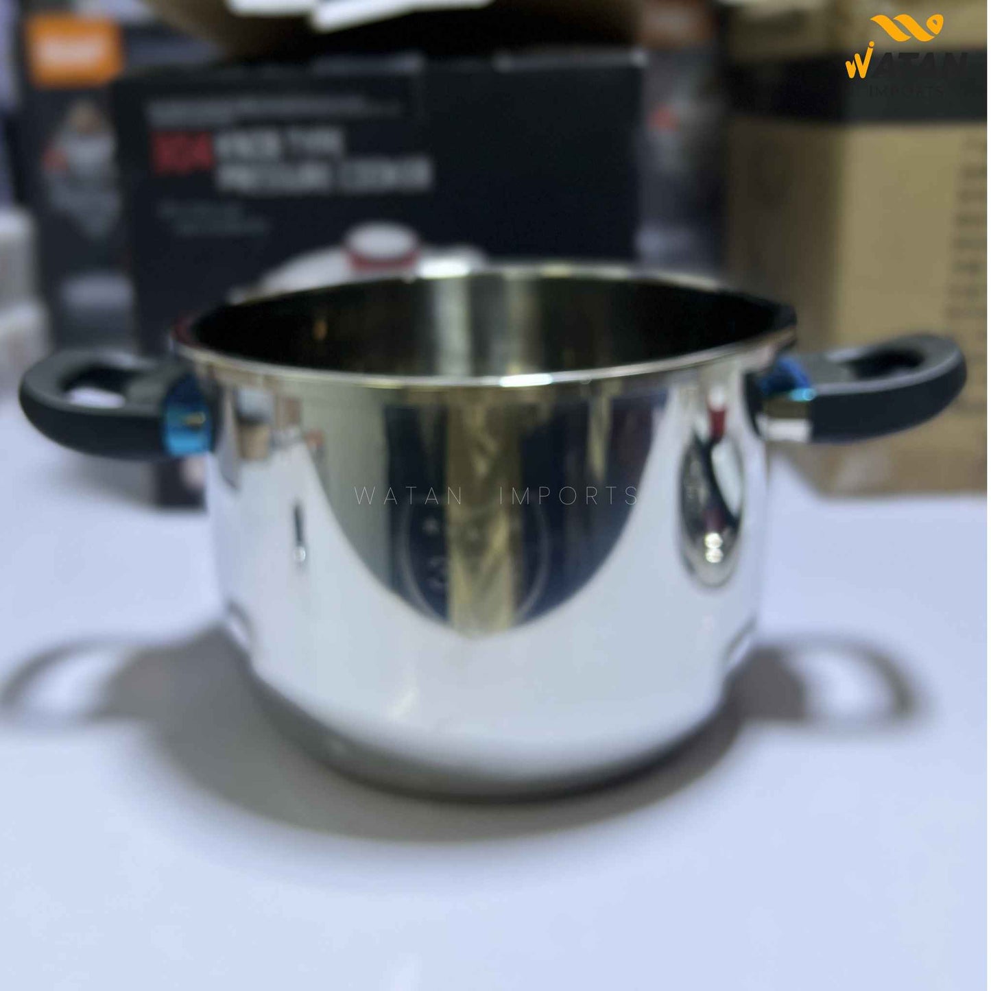 304 Stainless Steel Pressure Cooker 9L 26cm Knob Type | Heavy-Duty Induction & Gas Compatible Pressure Pot