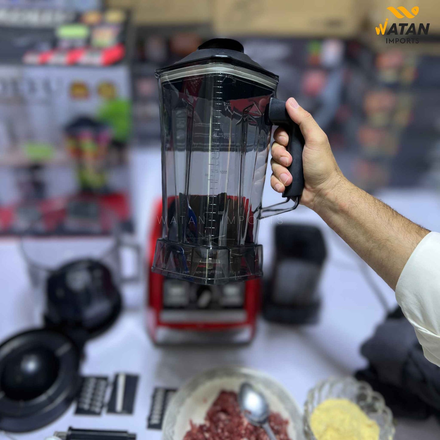 Bardefu 6-in-1 Multi-Function Blender – Powerful Kitchen Blender & Food Processor
