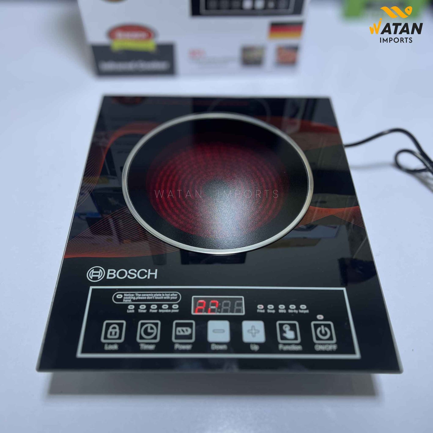 Bosch Infrared Electric Cooker  | Temperature Control, Timer & Multi Cooking Modes