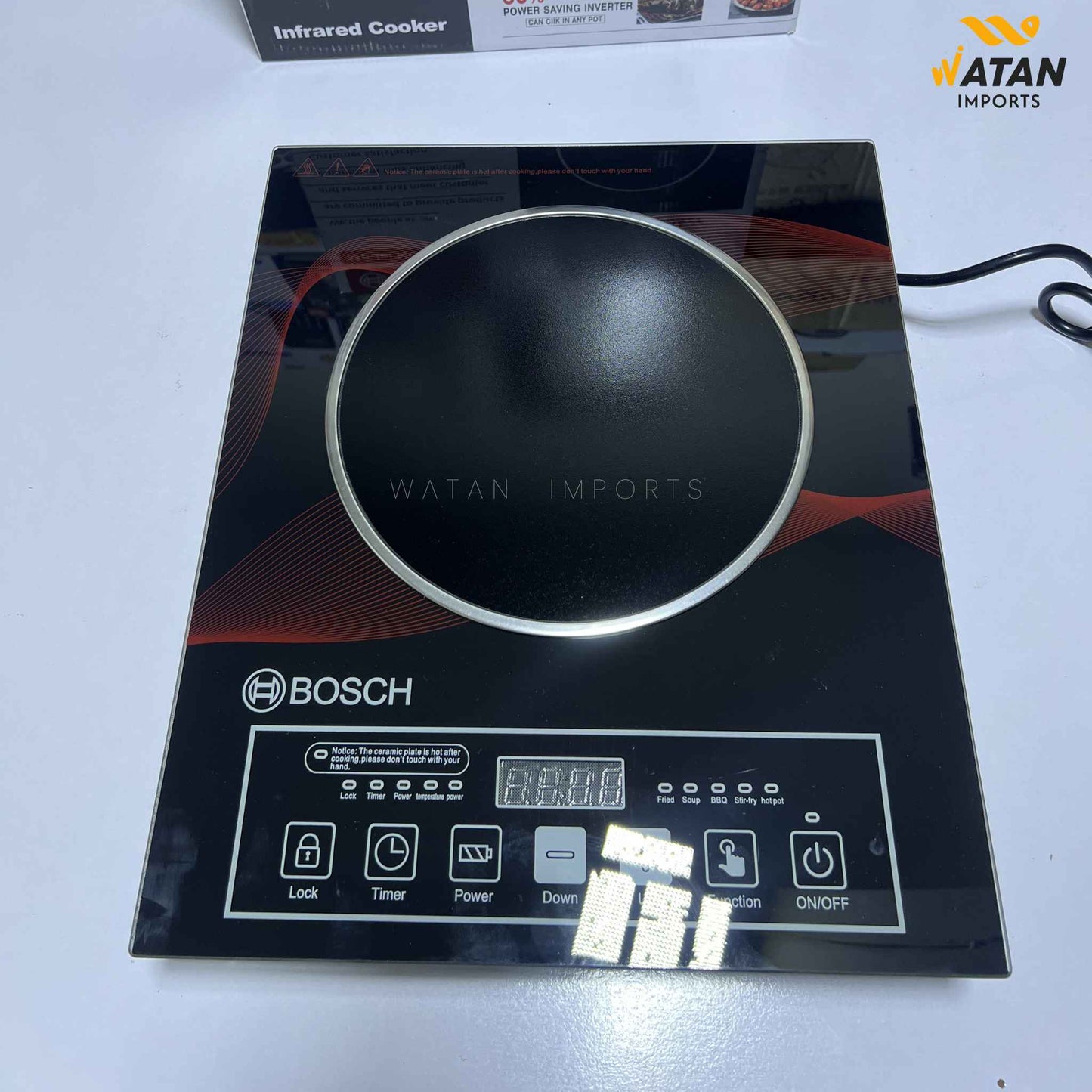 Bosch Infrared Electric Cooker  | Temperature Control, Timer & Multi Cooking Modes