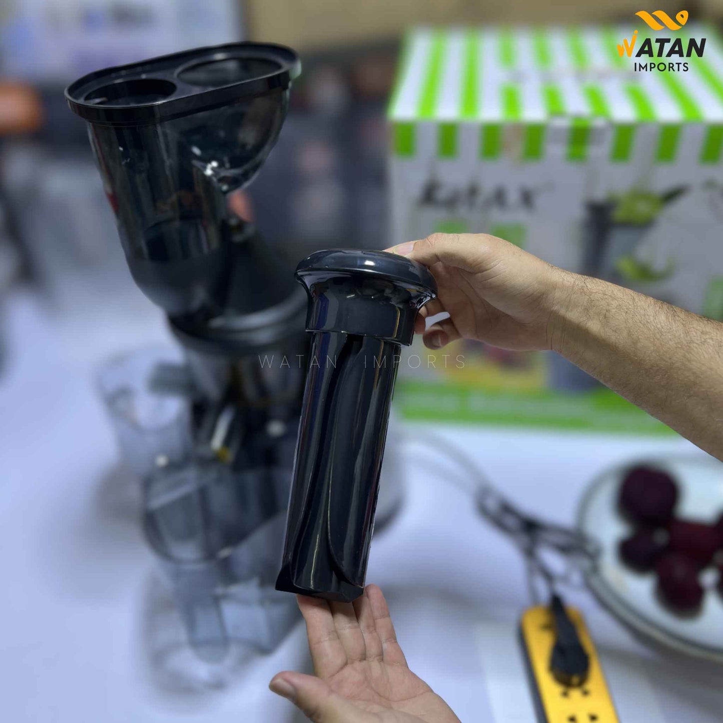 KOLAX 150W Cold Press Juicer | Wide Mouth Slow Juice Extractor
