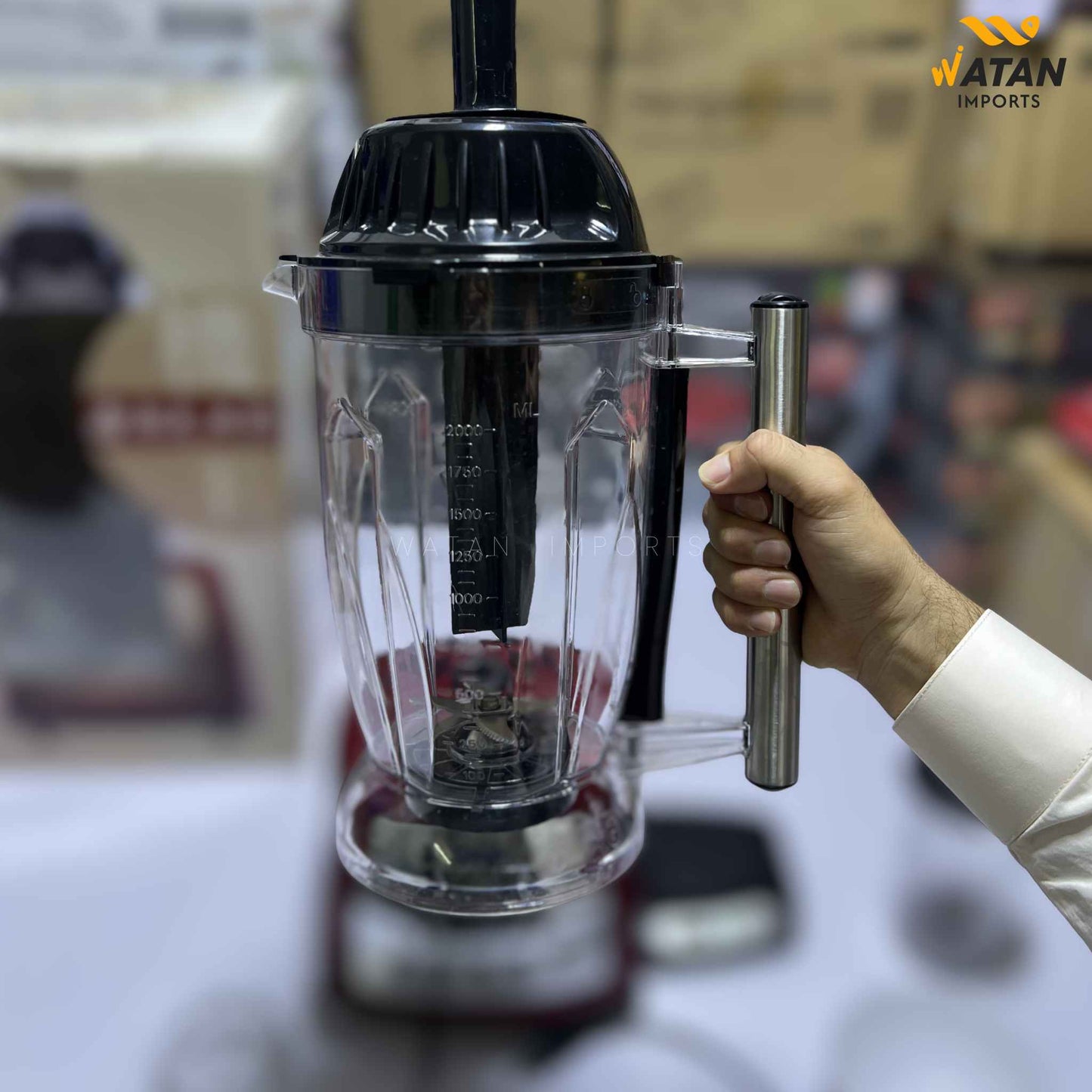 Qibao Commercial Digital Display Blender | Heavy Duty High-Speed Professional Blender