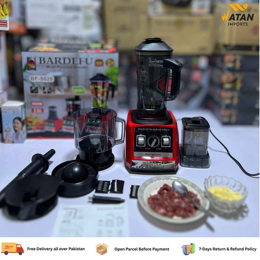 Bardefu 6-in-1 Multi-Function Blender – Powerful Kitchen Blender & Food Processor