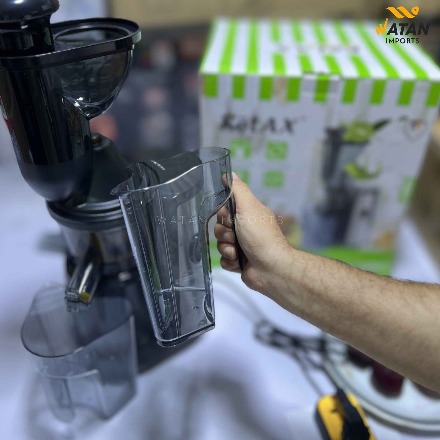KOLAX 150W Cold Press Juicer | Wide Mouth Slow Juice Extractor