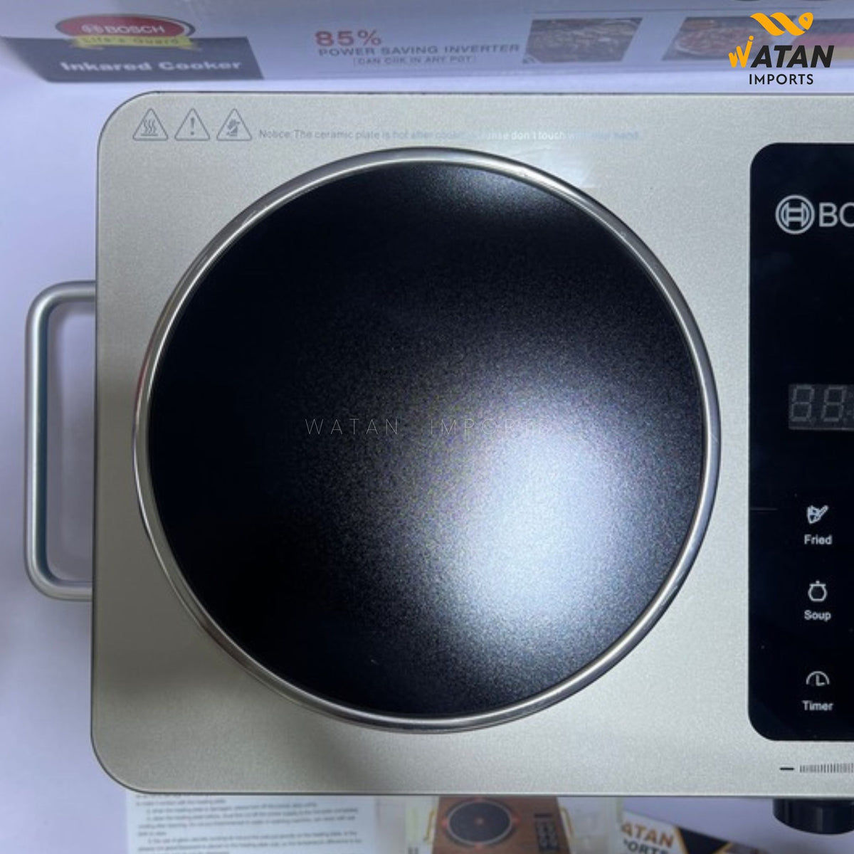 Bosch Infrared Hotplate 2200W – Model No. 0303 | Energy-Efficient Electric Cooker