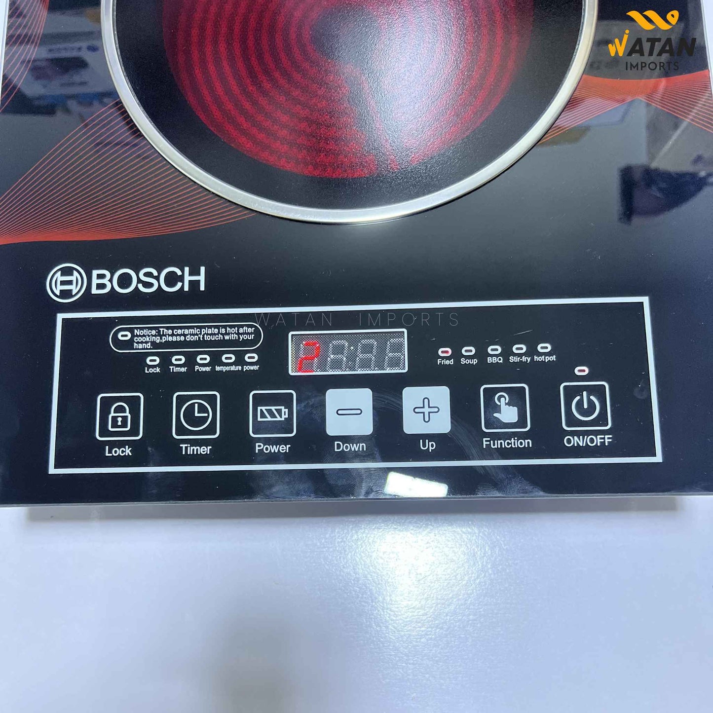 Bosch Infrared Electric Cooker  | Temperature Control, Timer & Multi Cooking Modes