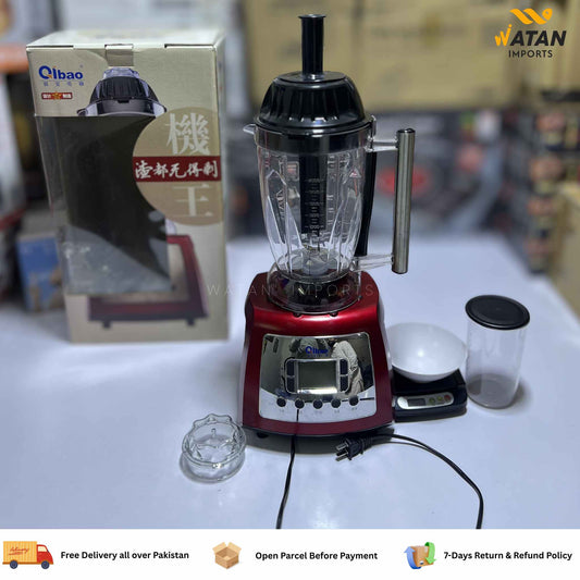 Qibao Commercial Digital Display Blender | Heavy Duty High-Speed Professional Blender
