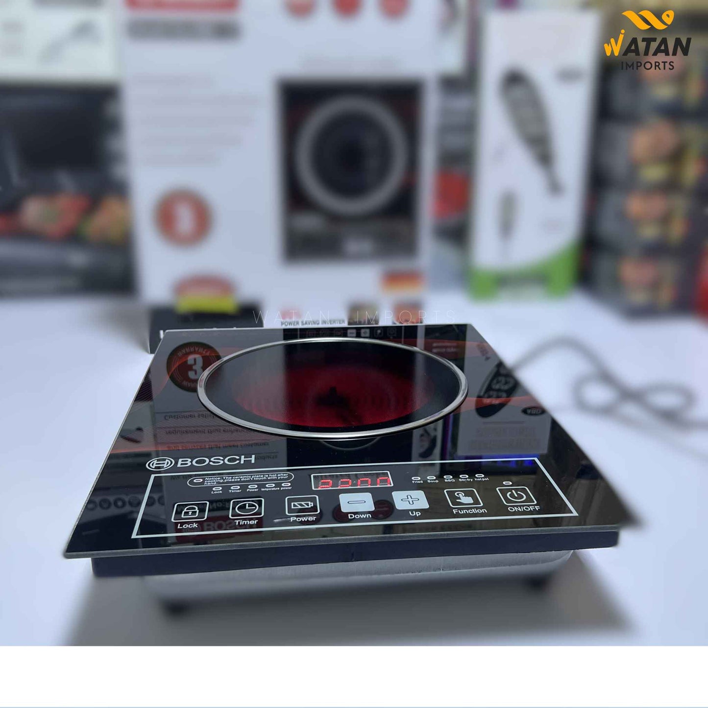 Bosch Infrared Electric Cooker  | Temperature Control, Timer & Multi Cooking Modes