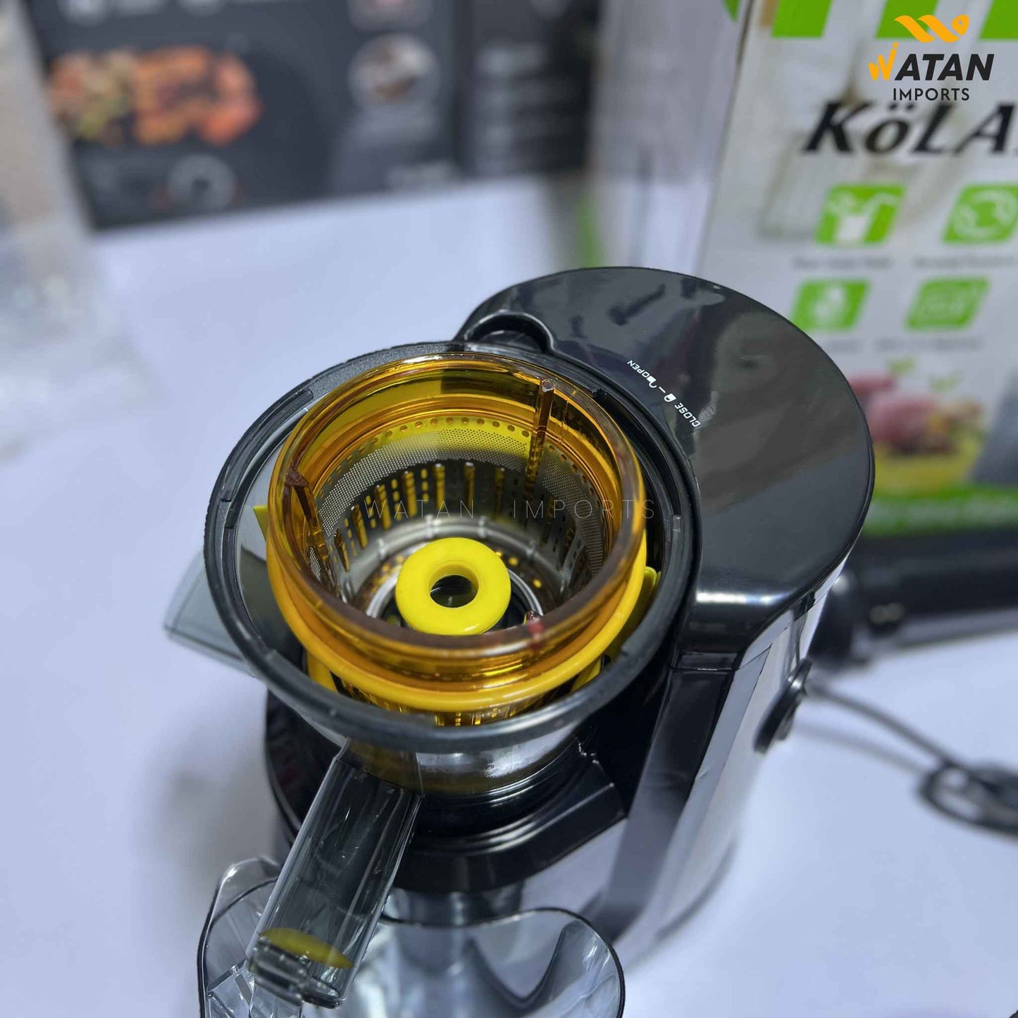 KOLAX 150W Cold Press Juicer | Wide Mouth Slow Juice Extractor