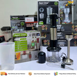 Super Crest 5-in-1 Hand Blender- Model SCT-7008 | 3000W | Stainless Steel