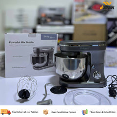 Lenox Kitchen Stand Mixer 1200 Watt with 5 Liter Stainless Steel Bowl | Dough Hook, Whisk & Beater