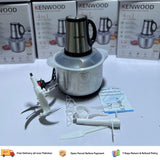 Kenwood 4-in-1 Food Processor | 5L Large Capacity | 1000W Copper Motor | 6 Titanium Gold Blades