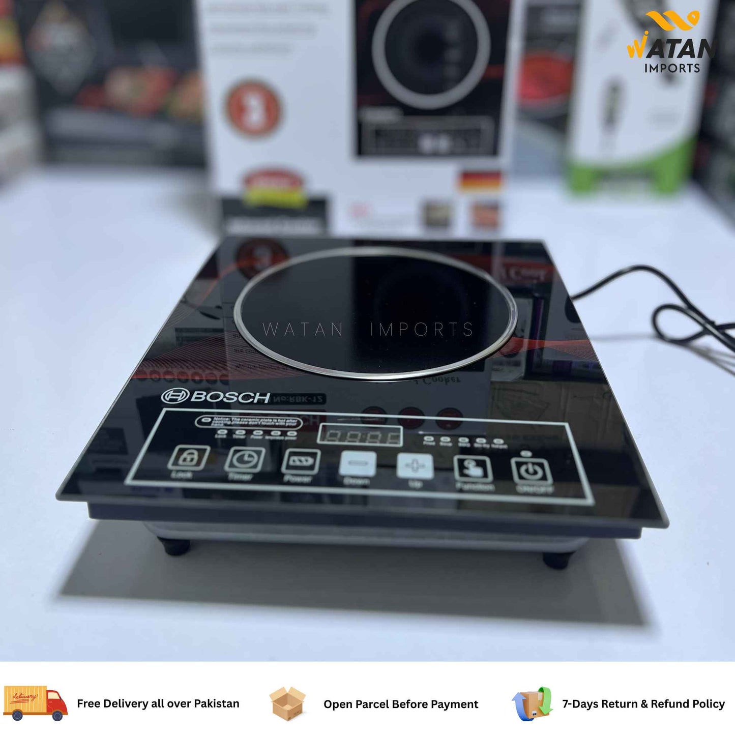 Bosch Infrared Electric Cooker  | Temperature Control, Timer & Multi Cooking Modes